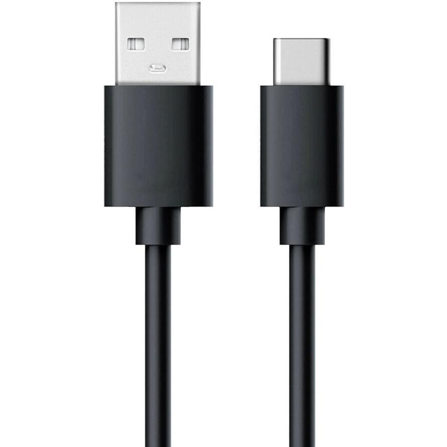 RealPower Datenkabel schwarz USB-A auf USB-C (255650) (255650)