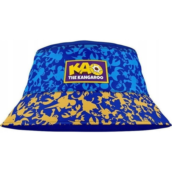 Good Loot Kao The Kangaroo Bucket Hat ajándéktárgy - Kék/Sárga mintás