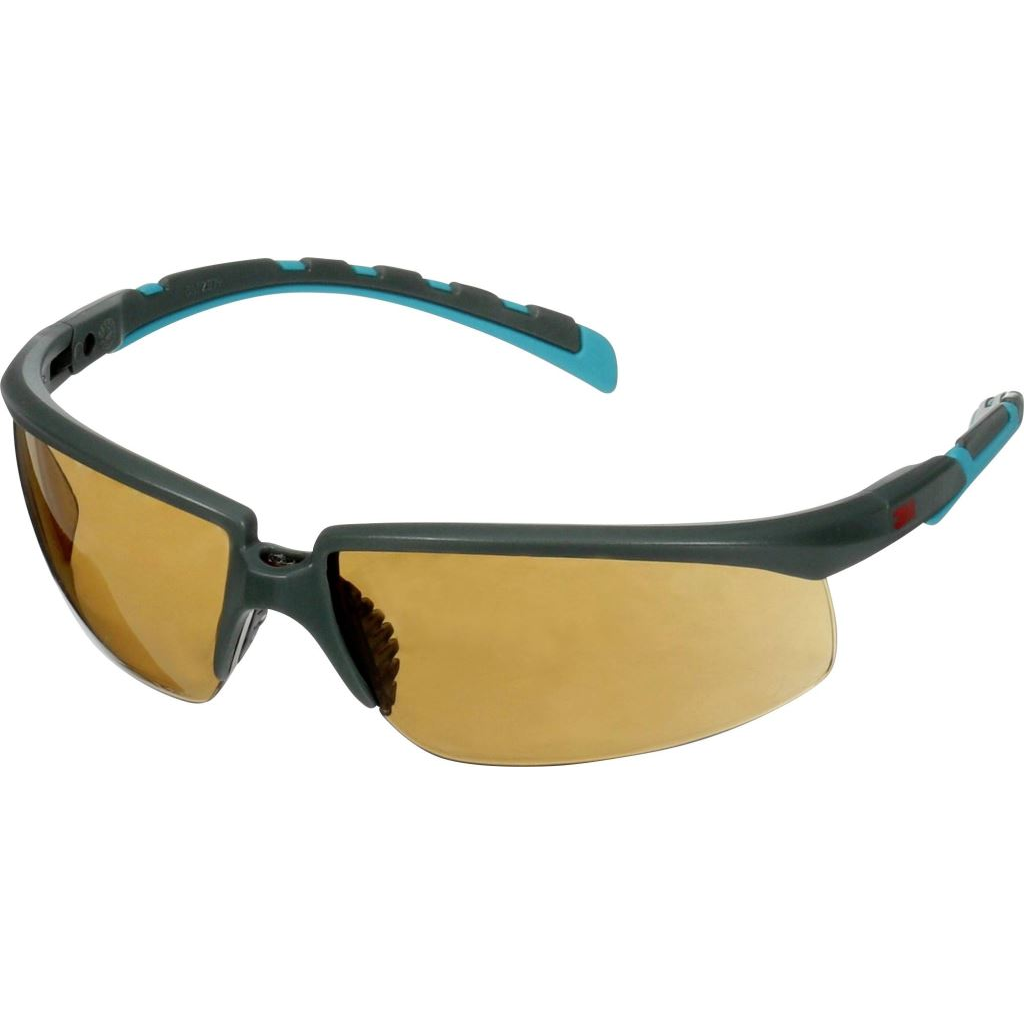 3M Solus S2005SGAF-BGR védőszemüveg, párásodásmentes, karcálló, barna lencse, szürke-türkiz (S2005SGAF-BGR)