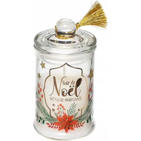 Vela Perfumada 6x11cm 85 Gr En Tarro De Cristal Decorado