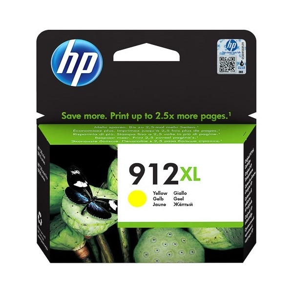HP No.912XL Geel 825 paginaÂ´s (Origineel)
