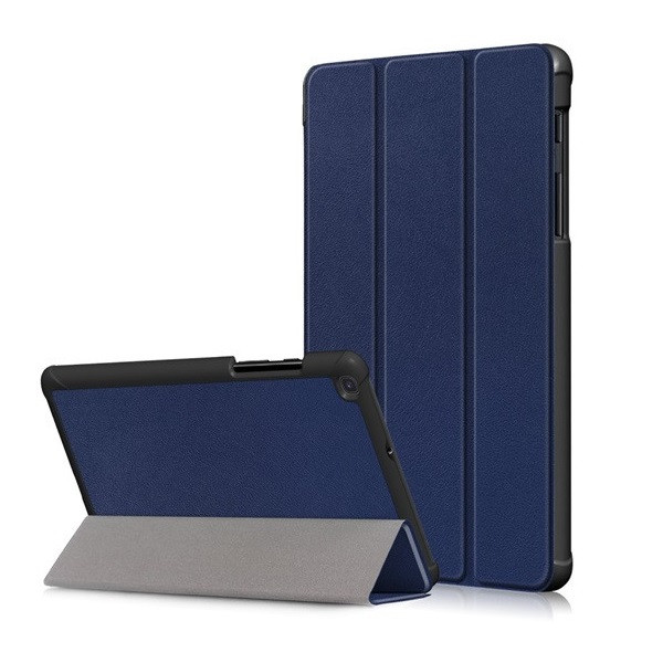 Samsung Galaxy Tab A 8.0 (2019) SM-T290 / T295, mappa tok, Trifold, sötétkék (G90520)
