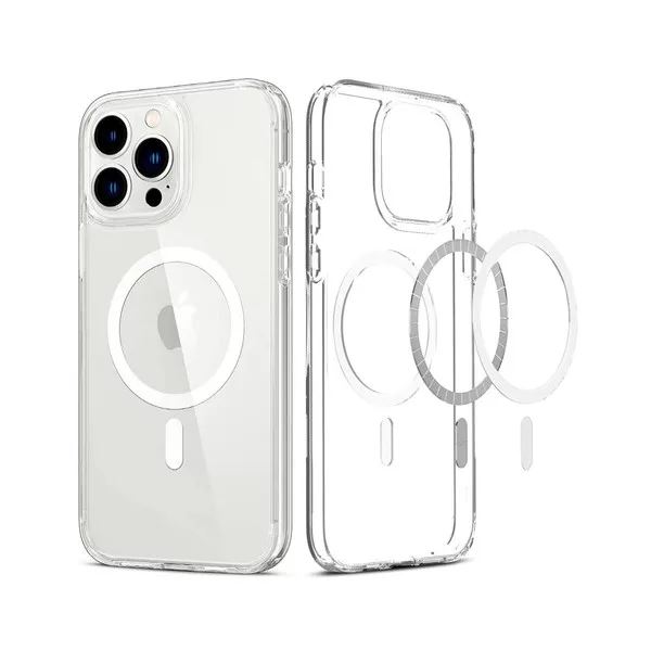 Phoner Apple iPhone 13 Pro Max Magsafe szilikon tok átlátszó (71756) (PH71756)