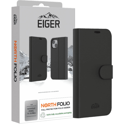 Eiger North Folio Google Pixel 9 / 9 Pro Telefon tok - Fekete (EGCA00609)