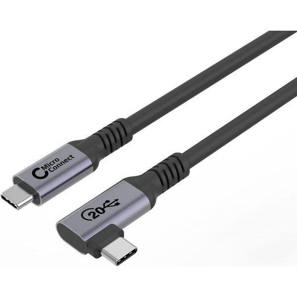 MicroConnect Premium kabel USB C-C 3.2 Gen2x2, 5m 100W, 20Gbps, 4K60Hz, kotni