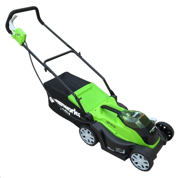 Greenworks G40LM35 40V akkumulátoros fűnyíró, 35 cm vágásszélesség