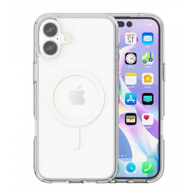 Cellect iPhone 17 mágneses szilikon tok átlátszó (CEL-MAG-IPH17-TP) (CEL-MAG-IPH17-TP)