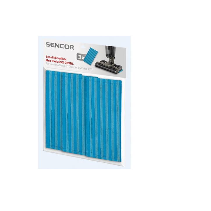 Sencor SVX 035BL Mop készlet SVC 8936TI porszívóhoz (3 db / csomag) (SVX 035BL)