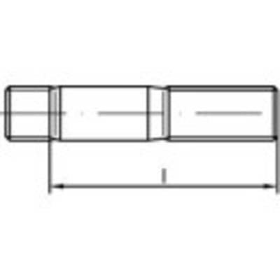 TOOLCRAFT ászokcsavarok Acél 8.8 M16 30 mm 25 db 132737 (132737)