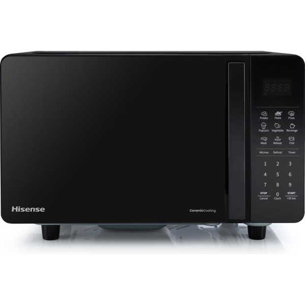 Микровълнова фурна Hisense H20MOBS4HS, 20 л, 700 Вт, черна