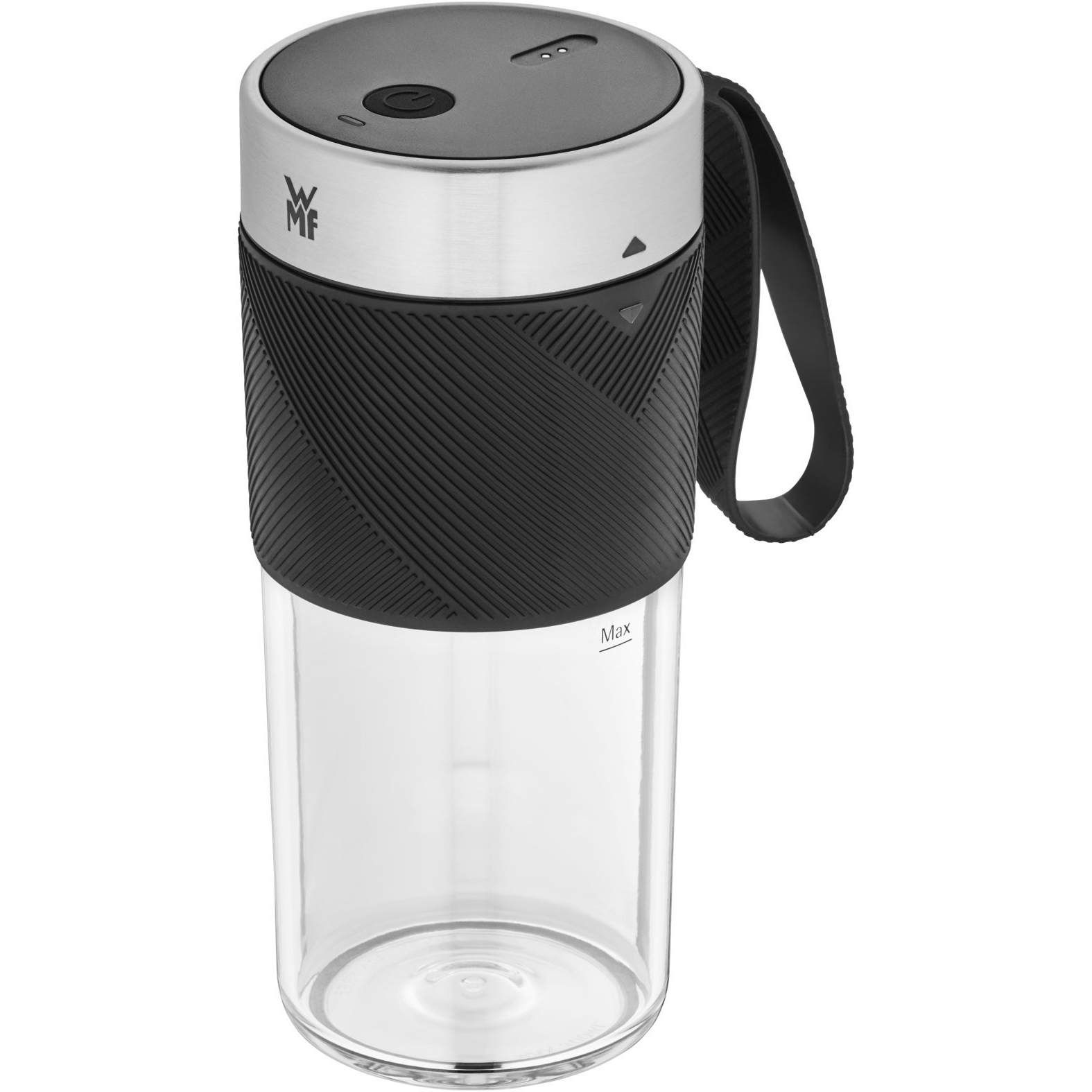 WMF KITCHENminis Hordozható Elektromos Turmixgép 0.3L / 50 Watt - Fekete (0416700011)