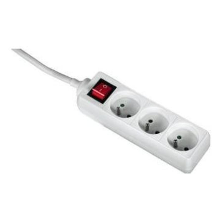 Hama 230V Elosztó 3 aljzatos 1.5m - Fehér (44223701)