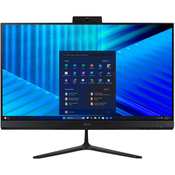 Acer Veriton Z2515G Intel Core Ultra 5 125U 60,5 cm (23.8") 1920 x 1080 Pixel PC All-in-one 16 GB DDR5-SDRAM 512 GB SSD Windows 11 Pro Wi-Fi 6E (802.11ax) Nero