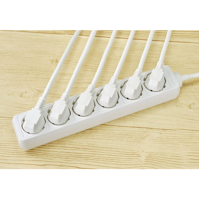 Sygonix túlfeszültségvédős hálózati elosztó tehér (SY-4891000) (SY-4891000)