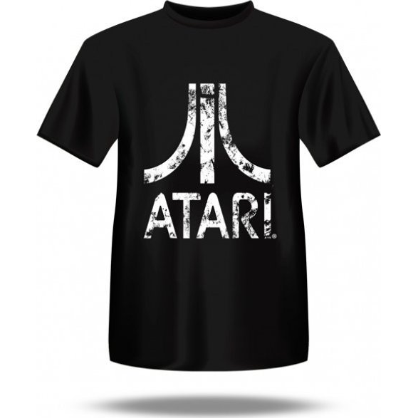 Blaze Entertainment, Atari T-Shirt, (M), Distressed logó (AP5), Retro, Fekete, Gaming póló (FG-ATAR-TSHIRT-AP5-M)