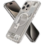 Spigen Ultra Hybrid Zero One Apple iPhone 15 Pro Max Magsafe Tok - Titánszürke/Mintás