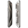 Spigen Ultra Hybrid Zero One Apple iPhone 15 Pro Max Magsafe Tok - Titánszürke/Mintás