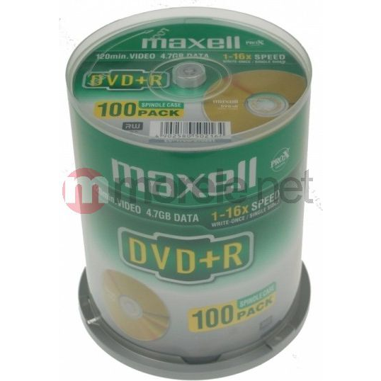 Maxell DVD+R 4.7, Cakebox 100