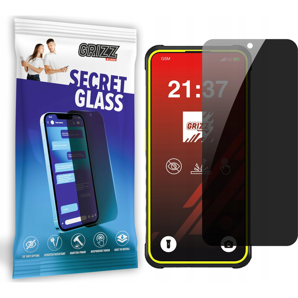 Szkło prywatyzujące GrizzGlass SecretGlass do Ulefone Armor X31 Pro