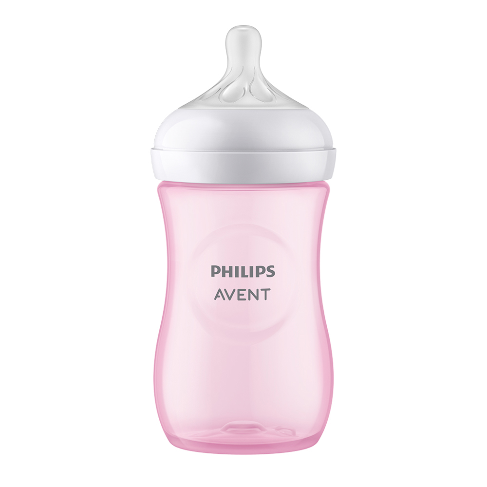 Philips AVENT cumisüveg Natural Response 260ml rózsaszín (MTTF-8710103989653)