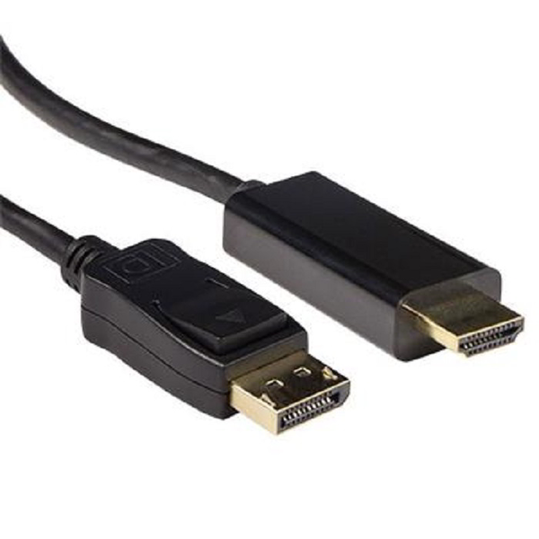 ACT AK3990 cavo e adattatore video 1,8 m DisplayPort HDMI Nero