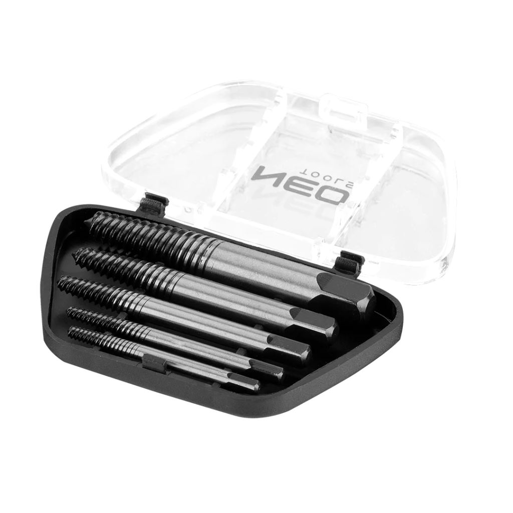 NEO Tools törtcsavar-kihajtó készlet négyszög végű 5db (09-615) (09-615)