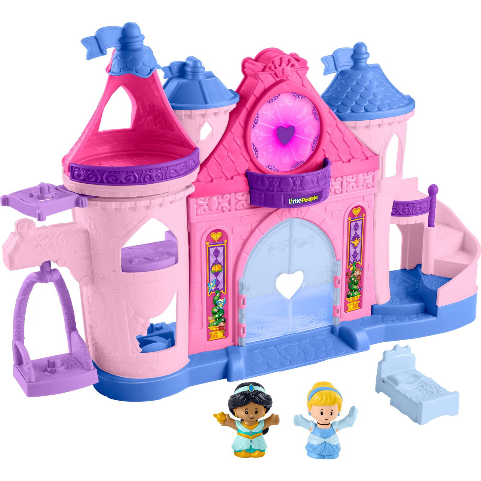 Fisher-Price Little People: Disney hercegnők kastélya figurákkal (HND55)