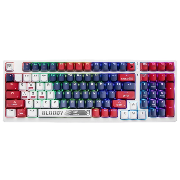Mechanická klávesnice A4TECH BLOODY S98 USB Sports Navy (BLMS Red Switches