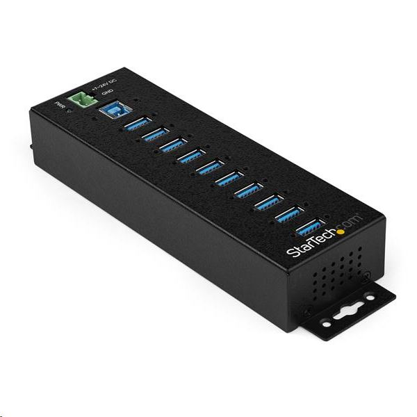 StarTech.com HB30A10AME rozbočovač rozhraní USB 3.2 Gen 1 (3.1 Gen 1) Type-B 5000 Mbit/s Černá