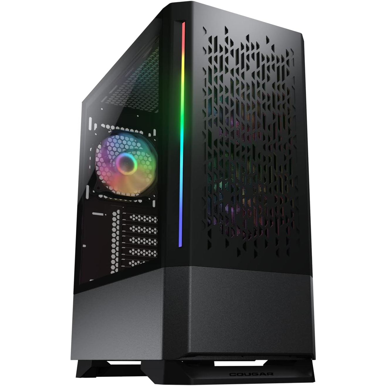 Puzdro Cougar MX430 Air RGB Black I 3851C60.0001 Big Tower čierne (CGR-51C6B-AIR-RGB)