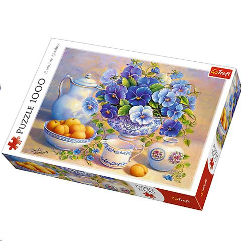 Trefl Kék csokor 1000db-os puzzle (10466) (Trefl 10466)
