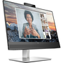 HP E24m G4 počítačový monitor 60,5 cm (23.8") 1920 x 1080 px Full HD Černá, Stříbrná