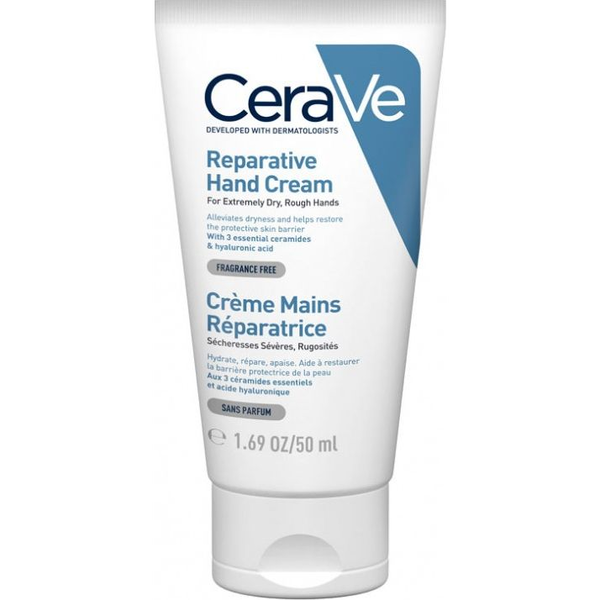 Cerave Crema Reparadora De Manos Para Pieles Normales A Secas 50 Ml
