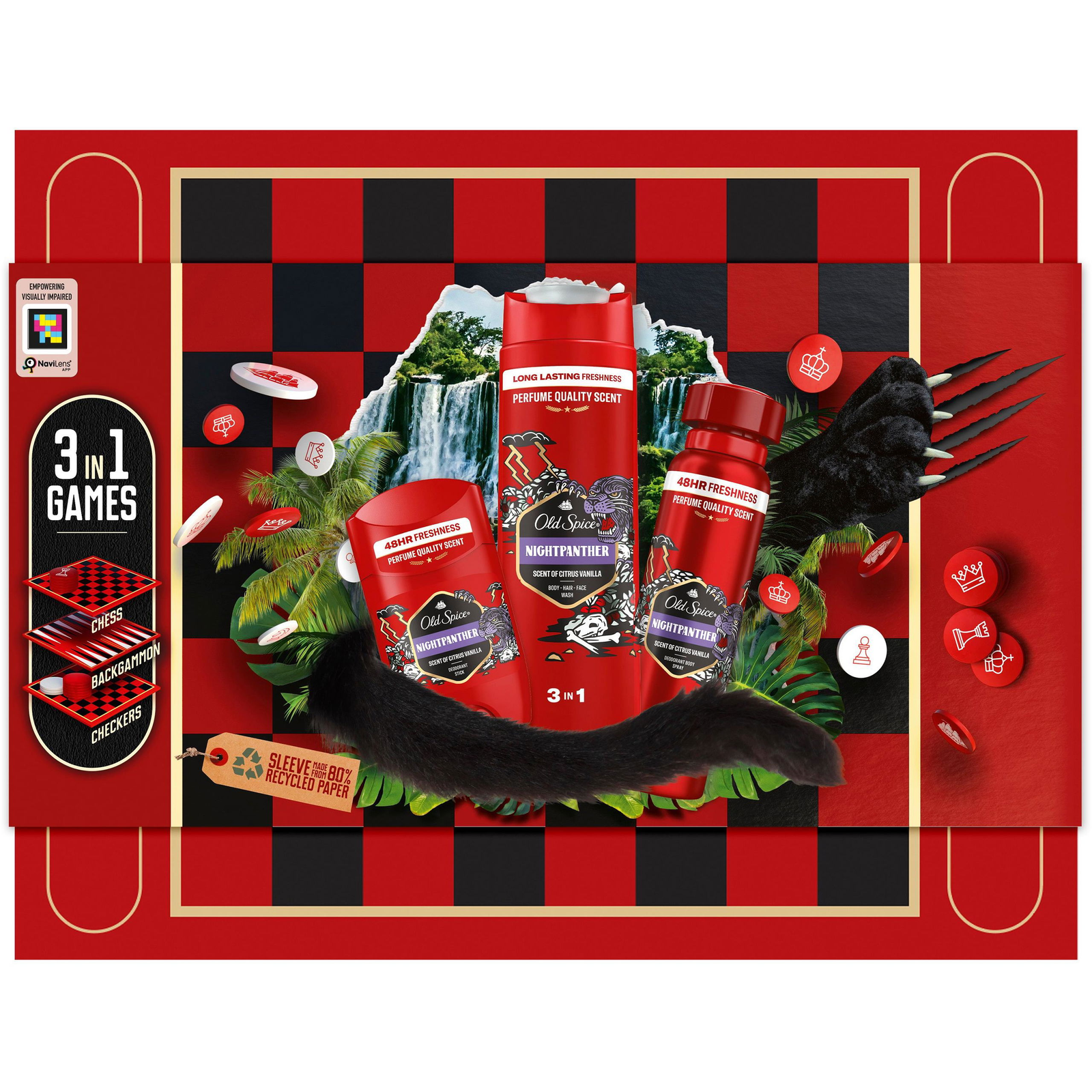 OLD SPICE Nightpanther Gamebox Set 600ml (8700216131490)