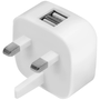 LogiLink 2xUSB-A angol hálózati adapter fehér (PA0209)
