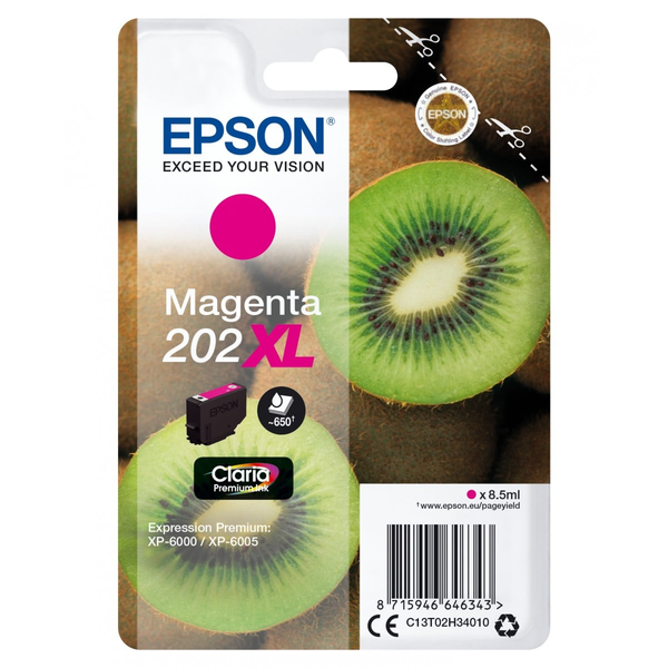Epson Kiwi 202XL blækpatron 1 stk Original Højt (XL) udbytte Magenta