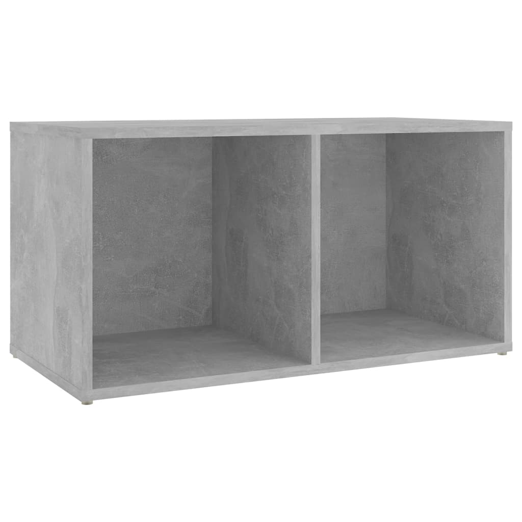 betonszürke forgácslap TV-szekrény 72 x 35 x 36,5 cm (805529)