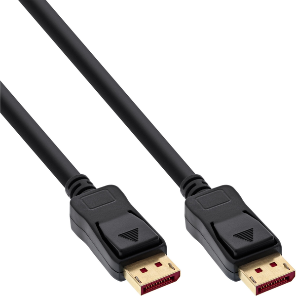 InLine B-15322 DisplayPort kabel 2,5 m Sort