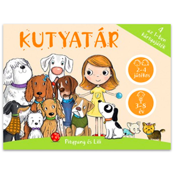 Pagony Kutyatár 4 az 1-ben kártyajáték (105341)