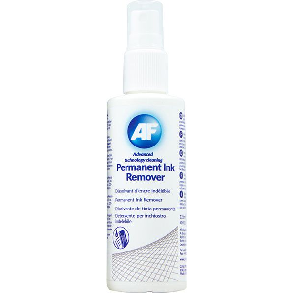 AF Tisztítófolyadék, fehértáblához, 125 ml, "Permanent Ink remover" (APIR125 / PIR125)