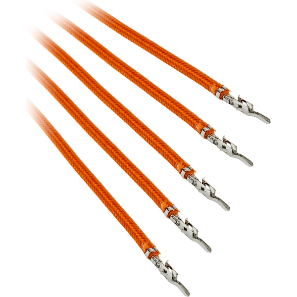 Kábel Táp BitFenix Alchemy 2.0  5x 60cm Szerelhető / Csatlakozó nélkül Narancs