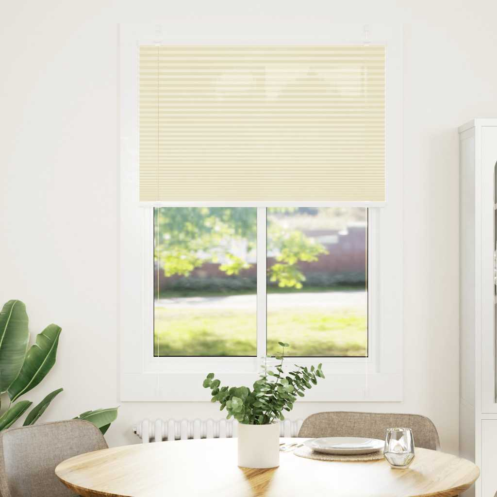 pliszírozott redőny krém 100x150 cm szövetszélesség 99,4 cm (4015296)