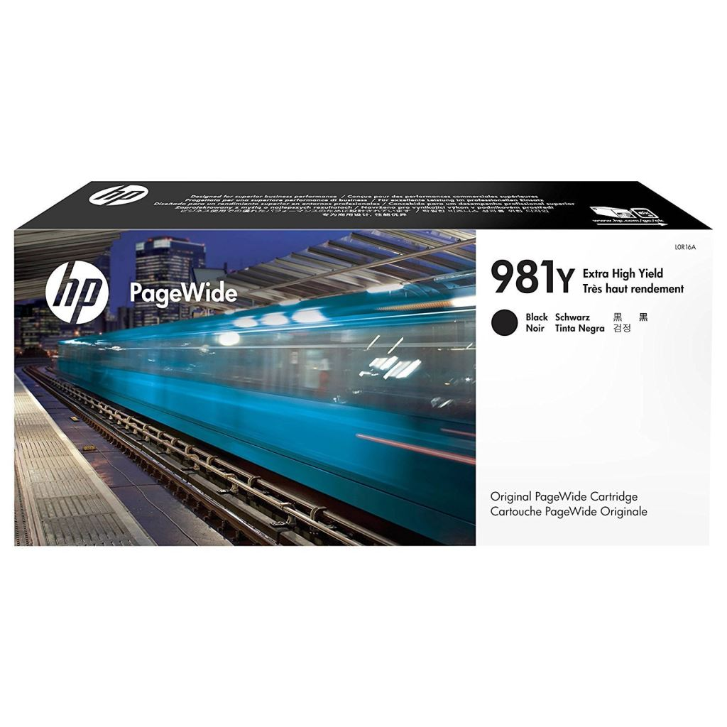HP 981Y Extra High Yield Black Original PageWide Cartridge atramentová náplň 1 kusov Originál Extra (Super) vysoký výnos (L0R16A)
