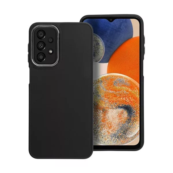 Frame Samsung Galaxy A23 5G Hátlaptok kameravédő kerettel - Fekete