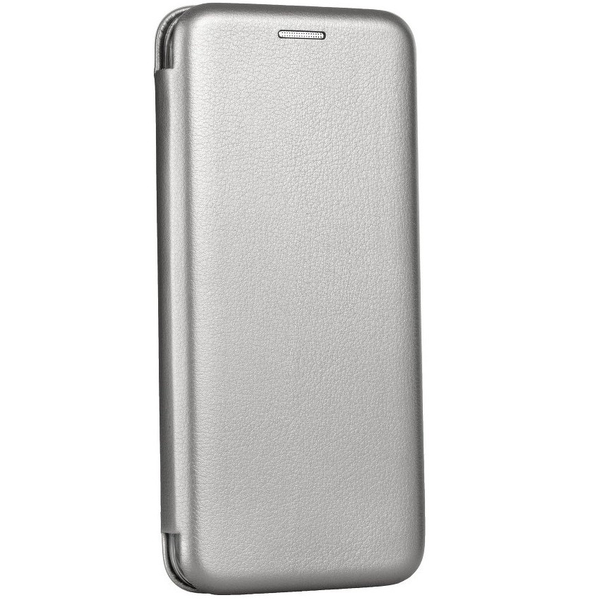 Samsung Galaxy M51 SM-M515F, Калъф със странично отваряне, стойка, Forcell Elegance, сив (93943)