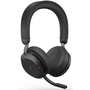 Jabra Evolve2 75 Слушалки Жична и безжична Лента за глава Офис/Център за обаждания Bluetooth Стойка за зареждане Черен