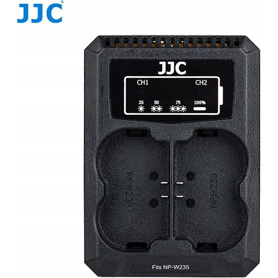 JJC USB Dual Battery Charger DCH-NPW235