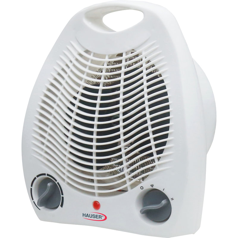 Hauser H-2000 Szabadonálló Elektromos Hősugárzó 2000W - Fehér (H-2000)