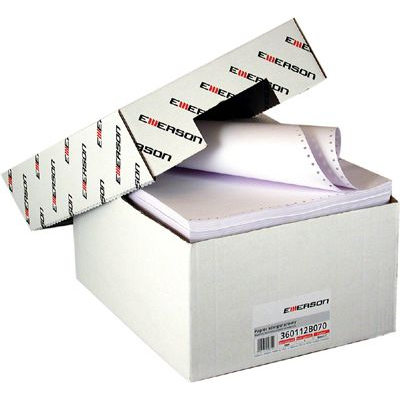Emerson Papier do drukarki igłowej 1-warstwowy 150x12" 60g 2000 arkuszy