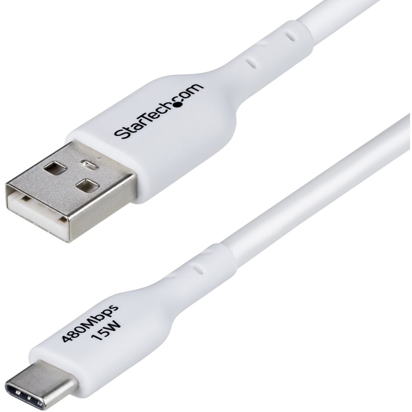 StarTech.com USB2AC3MNCWHE USB-kabel USB 2.0 3 m USB A USB C 0,48 Gbit/sek. Hvid
